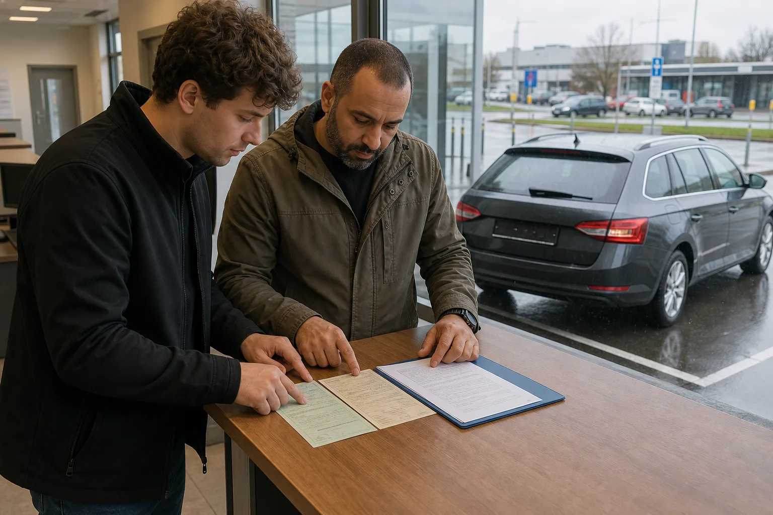 Used car from Czechia before import to Austria